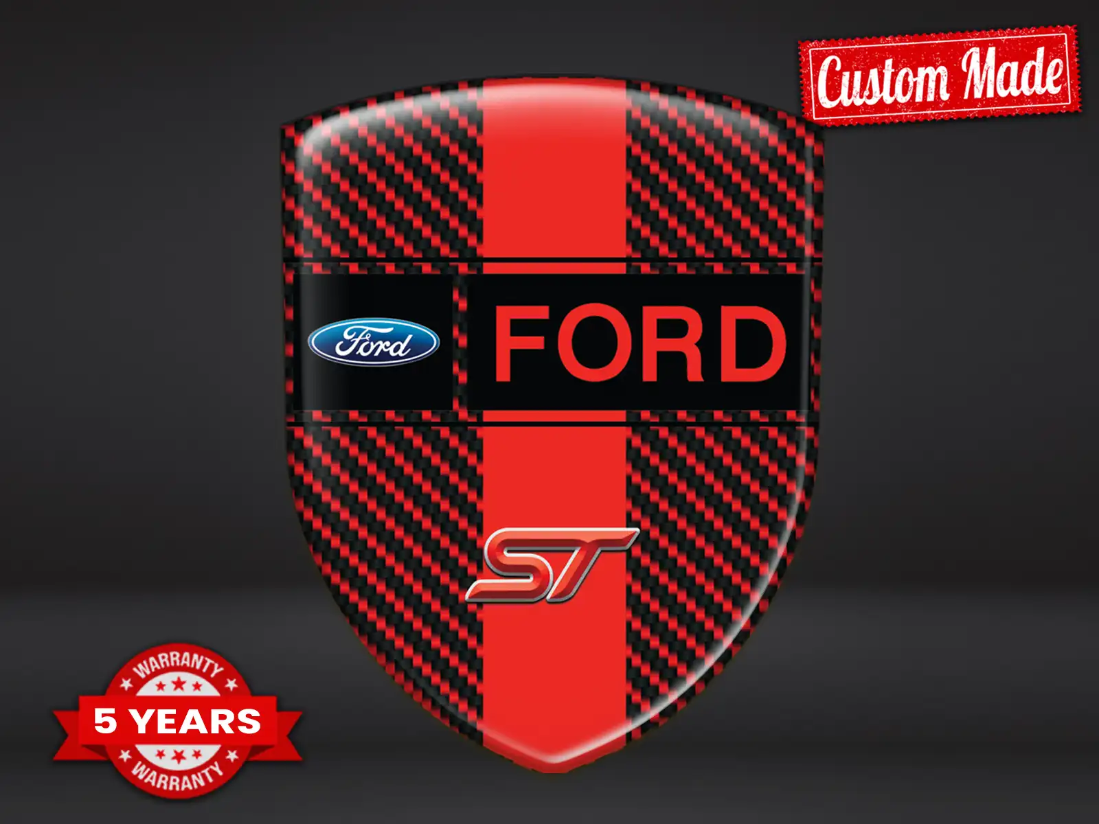 Ford Aufkleber Selbstklebend Racing Edition Edle Labels